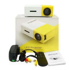 Mini Projector LED Home Media Player Audio Portable Proyectors 480x360 Pixels Supports 1080P HDMI USB Video Beamer UkK