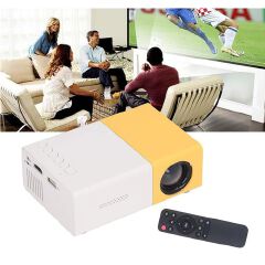 Mini Projector LED Home Media Player Audio Portable Proyectors 480x360 Pixels Supports 1080P HDMI USB Video Beamer UkK