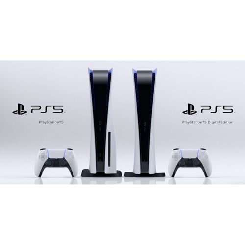 Sony PS5 Playstation Console Digital Version 825GB - Black/White