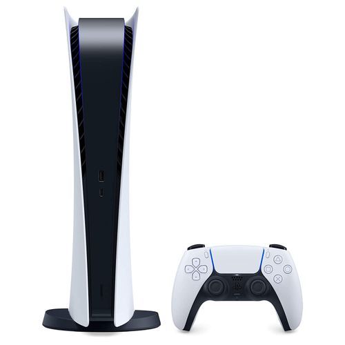 Sony PS5 Playstation Console Digital Version 825GB - Black/White