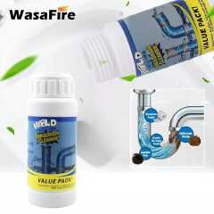 Sink Dredger/ Unblocker Usage: Kitchen, bathroom, toilet etc Deodorizes, unclogs drainage,  cleans, kills insects Made of alkaline solvents & surfactants powder Does not corrode pipes Capacity: 110g