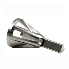 1PC Silver triangle Deburring External Chamfer Tool Stainless Steel Remove Burr Tools for Metal Drilling Tool