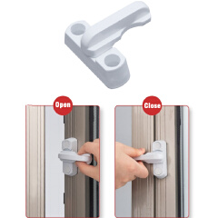 Plastic+Stainless Steel+Zinc Alloy UPVC Child Safe Security Anti-theft Window Door Sash Lock Safety Lever Handle Sweep Latch