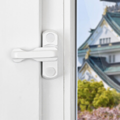 Plastic+Stainless Steel+Zinc Alloy UPVC Child Safe Security Anti-theft Window Door Sash Lock Safety Lever Handle Sweep Latch