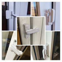 Plastic+Stainless Steel+Zinc Alloy UPVC Child Safe Security Anti-theft Window Door Sash Lock Safety Lever Handle Sweep Latch