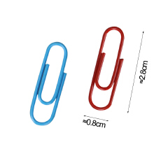 100PCS Colorful Metal Binder Clip Paper Clip Office Stationery Binding Supplies Office Shool Stationery Marking Clips