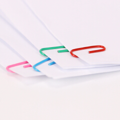 100PCS Colorful Metal Binder Clip Paper Clip Office Stationery Binding Supplies Office Shool Stationery Marking Clips