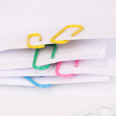 100PCS Colorful Metal Binder Clip Paper Clip Office Stationery Binding Supplies Office Shool Stationery Marking Clips
