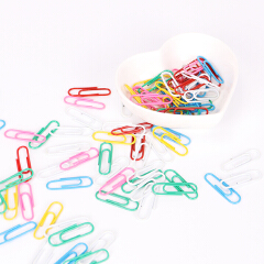 100PCS Colorful Metal Binder Clip Paper Clip Office Stationery Binding Supplies Office Shool Stationery Marking Clips