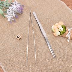 1PC Kitchen Gadgets Barbecue Tongs Food Tongs Food Clip Stainless Steel Churrasco Tweezers Clip Barbecue Buffet Restaurant Tools
