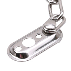 Stainless Steel Safety Chain Locks Silver Color Bolt Latch Cabinet Guard Door Restrict Window Anti-theft Lock