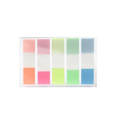 100 Sheets Random Colour Fluorescent Paper Self Adhesive Memo Pad Sticky Notes