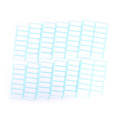 13x38mm Self adhesive sticky white label writable name stickers Blank note label Beschrijfbare Naam Label Bar diy Notebook
