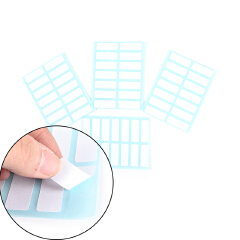 13x38mm Self adhesive sticky white label writable name stickers Blank note label Beschrijfbare Naam Label Bar diy Notebook