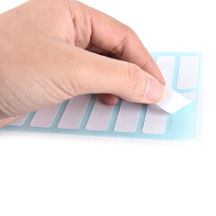 13x38mm Self adhesive sticky white label writable name stickers Blank note label Beschrijfbare Naam Label Bar diy Notebook