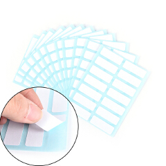 13x38mm Self adhesive sticky white label writable name stickers Blank note label Beschrijfbare Naam Label Bar diy Notebook