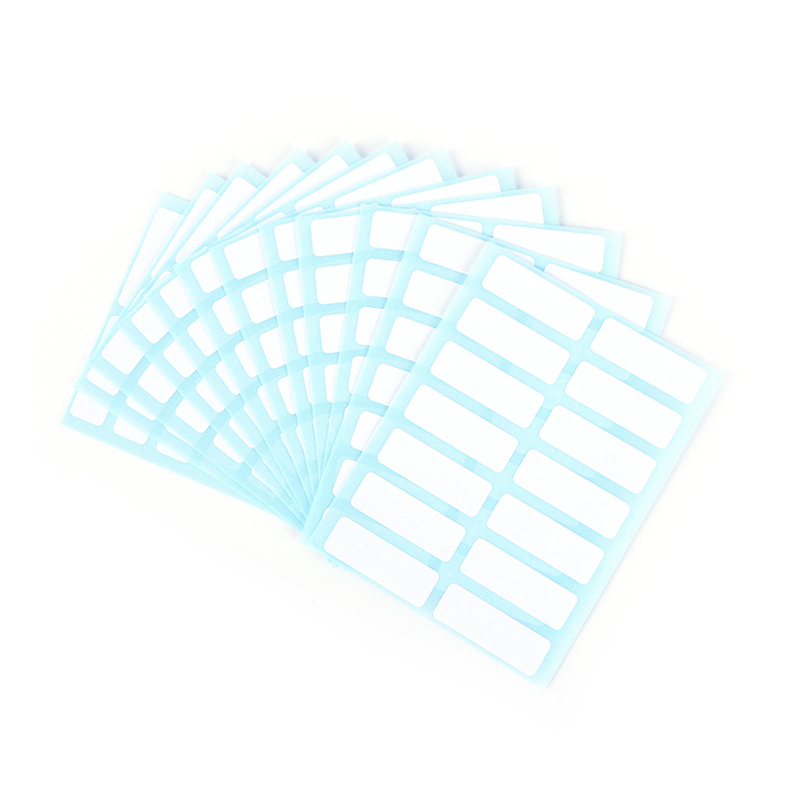 13x38mm Self adhesive sticky white label writable name stickers Blank note label Beschrijfbare Naam Label Bar diy Notebook