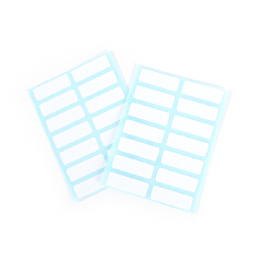 13x38mm Self adhesive sticky white label writable name stickers Blank note label Beschrijfbare Naam Label Bar diy Notebook