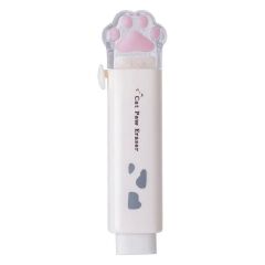 2PCS Kawaii Push-pull Design Cat Paw Portable Rubber Eraser Cute Erasers for Kids School Office Supplies Gift Stationery Prizes
