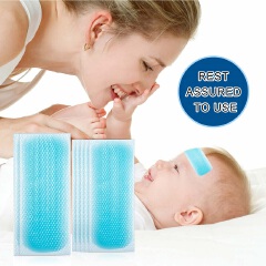 20pcs Fever Cooling Stickers for Adult Kids Elieve Headache Baby Pain Relief Fever Forehead Strips Summer Cool Down Ice Sticker