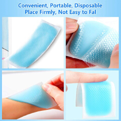 20pcs Fever Cooling Stickers for Adult Kids Elieve Headache Baby Pain Relief Fever Forehead Strips Summer Cool Down Ice Sticker