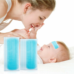 20pcs Fever Cooling Stickers for Adult Kids Elieve Headache Baby Pain Relief Fever Forehead Strips Summer Cool Down Ice Sticker