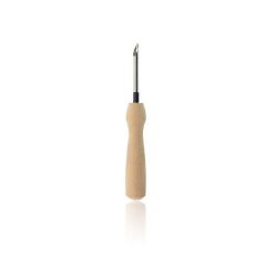 Knitting Embroidery Pen Weaving Felting Craft Punch Needle Threader Needle Wooden Handle DIY Magic Sewing Tool Accessories