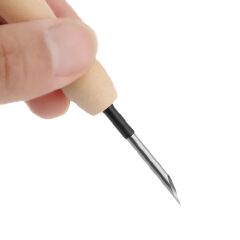 Knitting Embroidery Pen Weaving Felting Craft Punch Needle Threader Needle Wooden Handle DIY Magic Sewing Tool Accessories