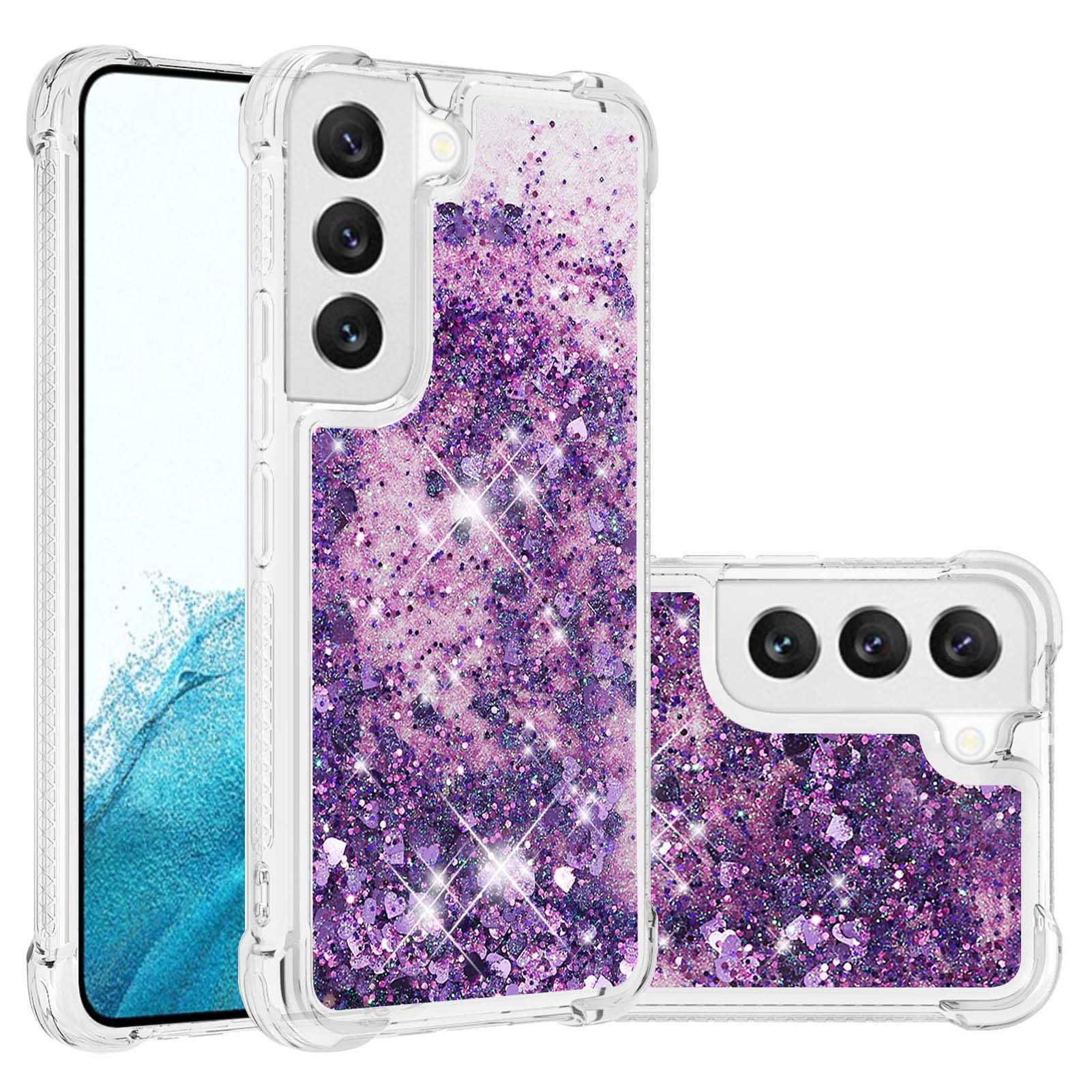 for Samsung Galaxy S23 S22 S21 Note 20 Ultra A14 A23 A13 A33 A53 A73 A04S A52S A72 A12 A04 A54 A34 5G Glitter Case Shockproof Phone Case Bling Liquid Sparkle Quicksand Clear Women Girls