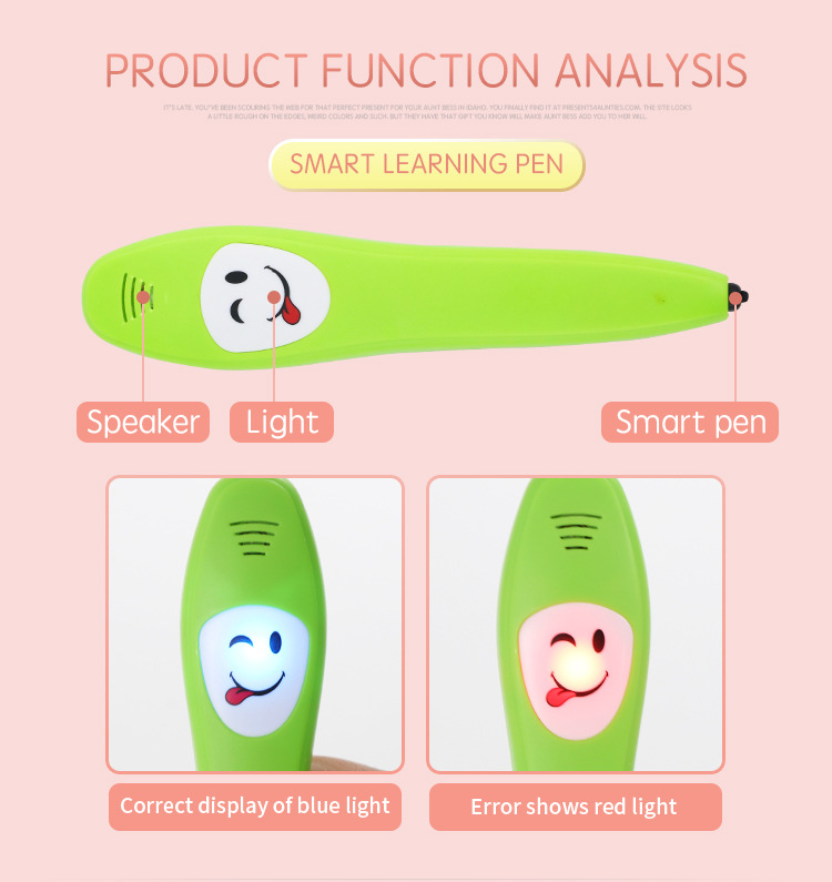Kids Early Education Toy Audio English Language Y Book Touch Audio Reading Talking Book Learning Machine For Kids