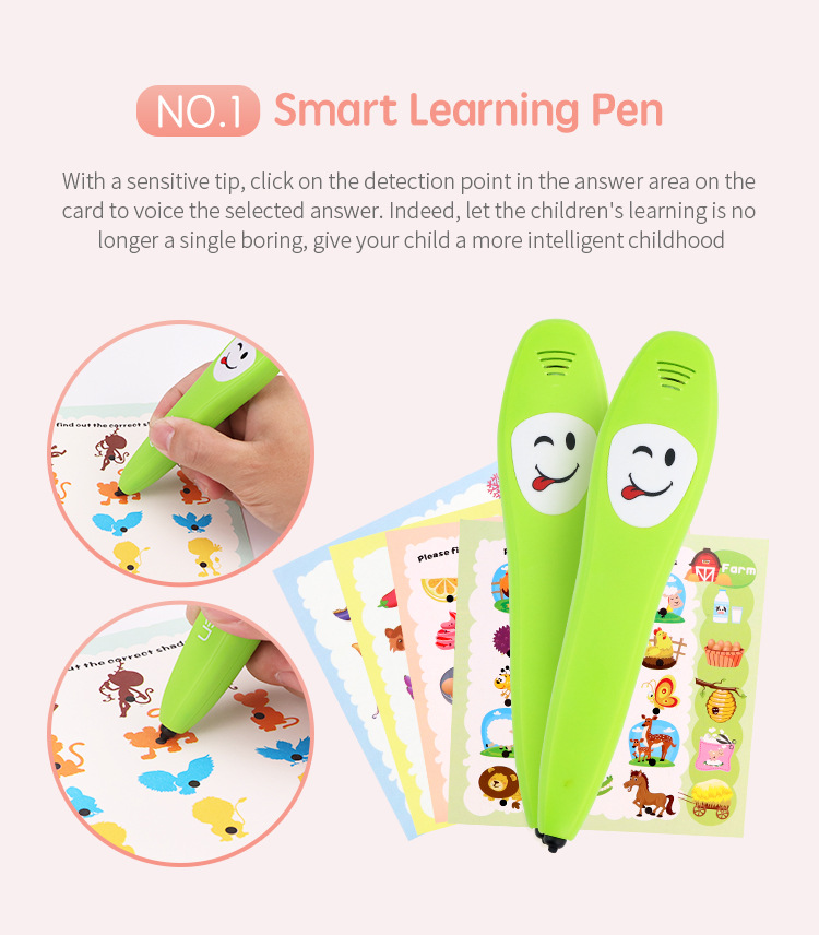 Kids Early Education Toy Audio English Language Y Book Touch Audio Reading Talking Book Learning Machine For Kids