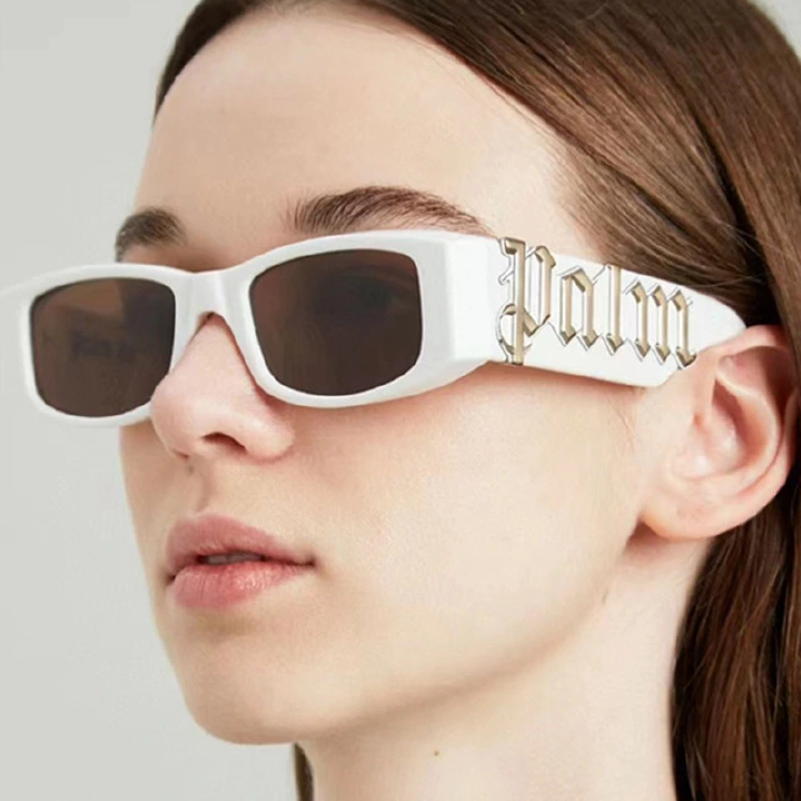 Dazzling Candy Colour Letter Sunglasses European And American Sunglasses Men And Women Punk Hip-hop Walking Glasses