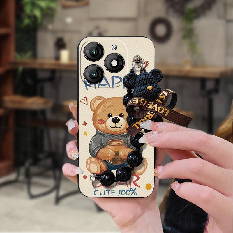 Phone Case for Itel A70 Silicone Cover Shockproof Bumper Cute Young Fashion Protective Case
