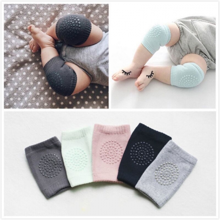 Children Knee Pads, Summer Baby Crawling Sleeves, Glue Anti-Slip Crawling Knee Pads