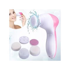 5 in 1 Electric Facial Cleanser Wash Face Cleaning Machine Skin Pore Cleaner Body Cleansing Massage Mini Beauty Massager Brush