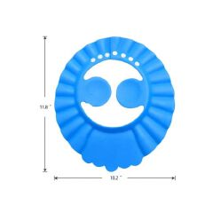 Blue Baby Shampoo Cap Ear And Eyes Protection Cap