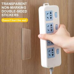 Reusable 60pack double sided tape adhesive transparent pvc tape wall stickers