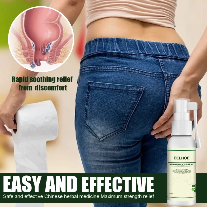 30ml Natural Herbal Hemorrhoids Spray Ointment Hemorrhoids External Pain Treatment Anal Fissure Mixed Medical Spray Free Ship  Fast delivery
