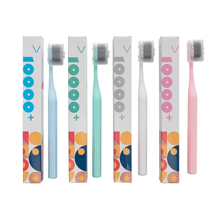 1pc Ultra-fine Soft Hair Eco Friendly Toothbrush Portable Travel Tooth Brush With Box Soft Fiber Nano Toothbrush Oral Hygiene Care Fast delivery
