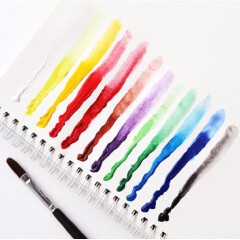 12 Pieces Water Colors High Quality For Office and CBC for Coloring