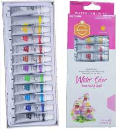 12 Pieces Water Colors High Quality For Office and CBC for Coloring