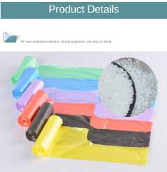 Assorted Colours trash/garbage  bags  Set of 100pcs Size 45x50cm Durable disposable  Available in different colours