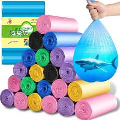 Assorted Colours trash/garbage  bags  Set of 100pcs Size 45x50cm Durable disposable  Available in different colours