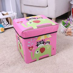 New Arrivals Storage stool Storage Benches Clothing Closet Storage Sundries storage box Cartoon non-woven fabric Organization