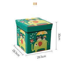 New Arrivals Storage stool Storage Benches Clothing Closet Storage Sundries storage box Cartoon non-woven fabric Organization