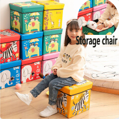 New Arrivals Storage stool Storage Benches Clothing Closet Storage Sundries storage box Cartoon non-woven fabric Organization