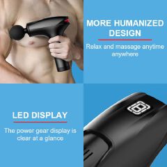 Massage Gun Professional Deep Muscle Massager, 8 Speeds, 5 Heads