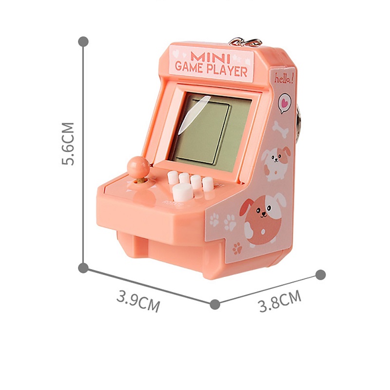 Retro Mini Games Player Built-in 26 Games Portable Handheld Gaming Console Classic Game Machine With Keychain Console Toys Gift