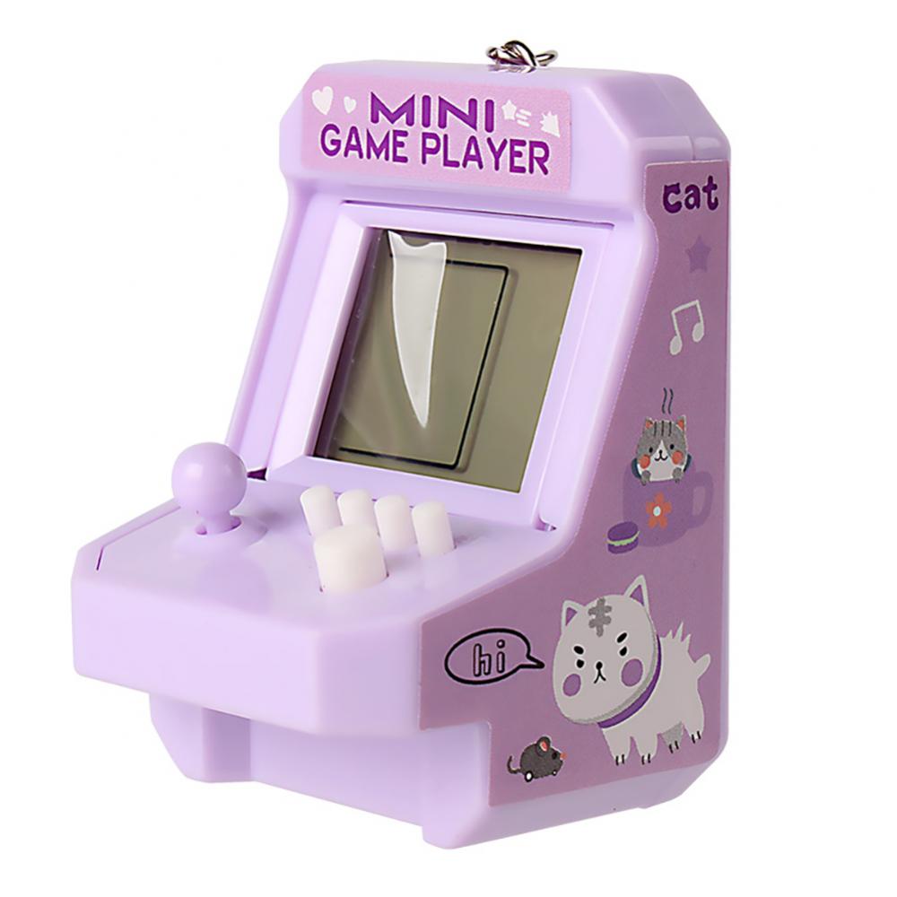 Retro Mini Games Player Built-in 26 Games Portable Handheld Gaming Console Classic Game Machine With Keychain Console Toys Gift