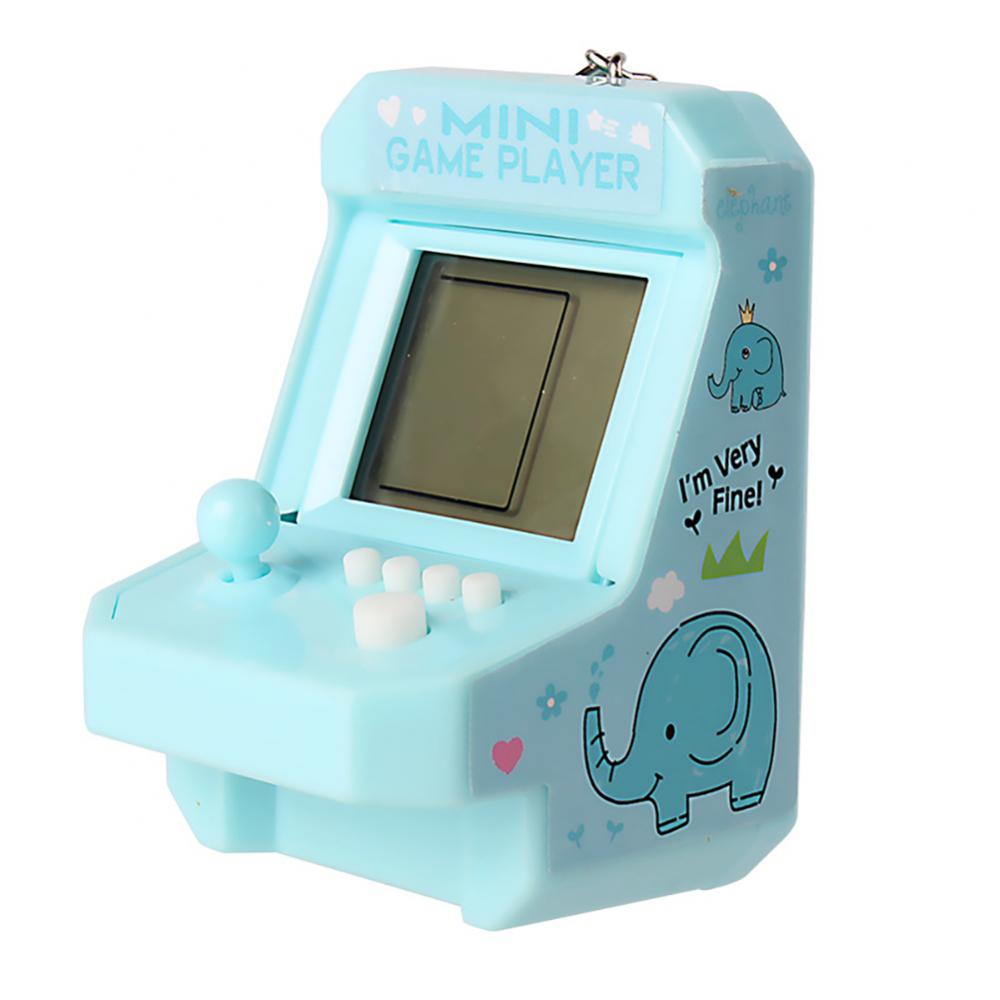 Mini Gaming Console 26 Games Handheld Game Players Electronic Games Machine Fun Birthday Keychain Gift For Children